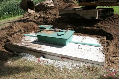 Septic Tank Alarm Installation detail